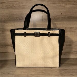 Kate Spade Large Houston Street Straw Bag large version *not crossbody*